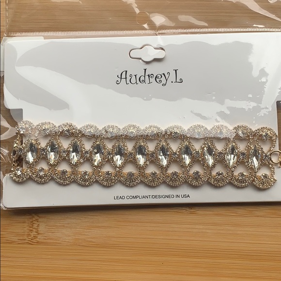 COPY - Rhinestone choker - Picture 2 of 3